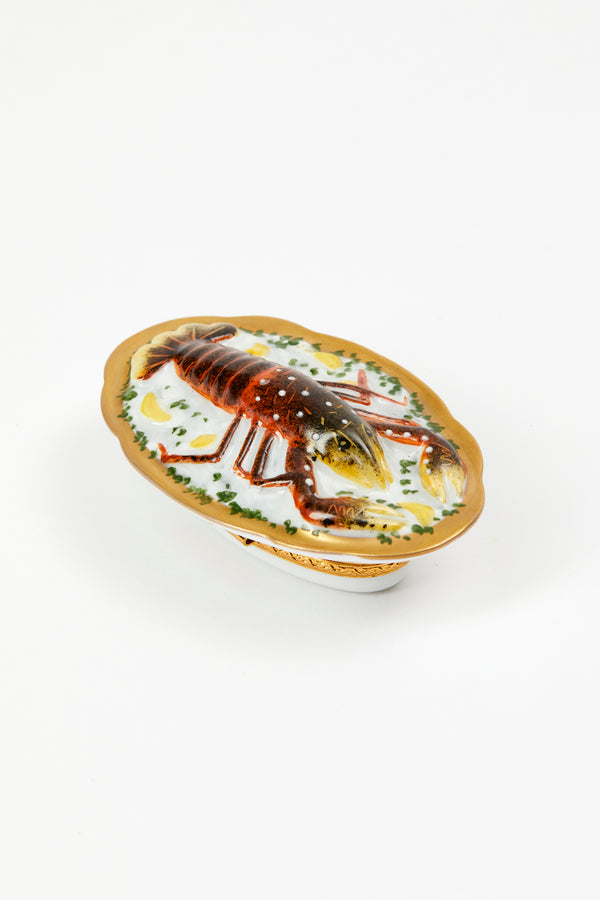 Vintage Seafood Platters Limoges Boxes