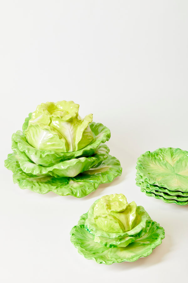 CABBAGE TUREEN & STAND