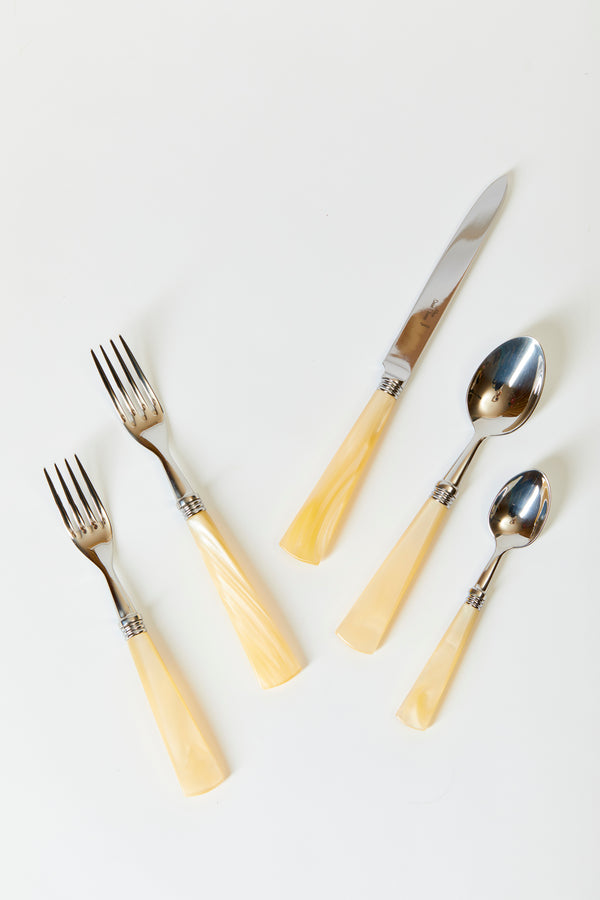 SET OF 5 MOTHER OF PEARL FLATWARE