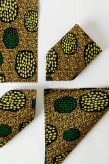 ANKARA YELLOW DINNER NAPKIN
