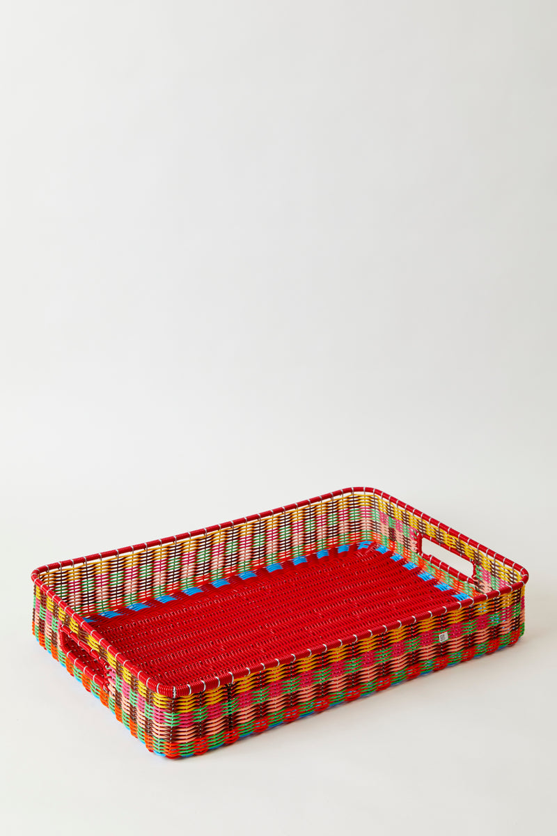 WOVEN SERVING TRAY
