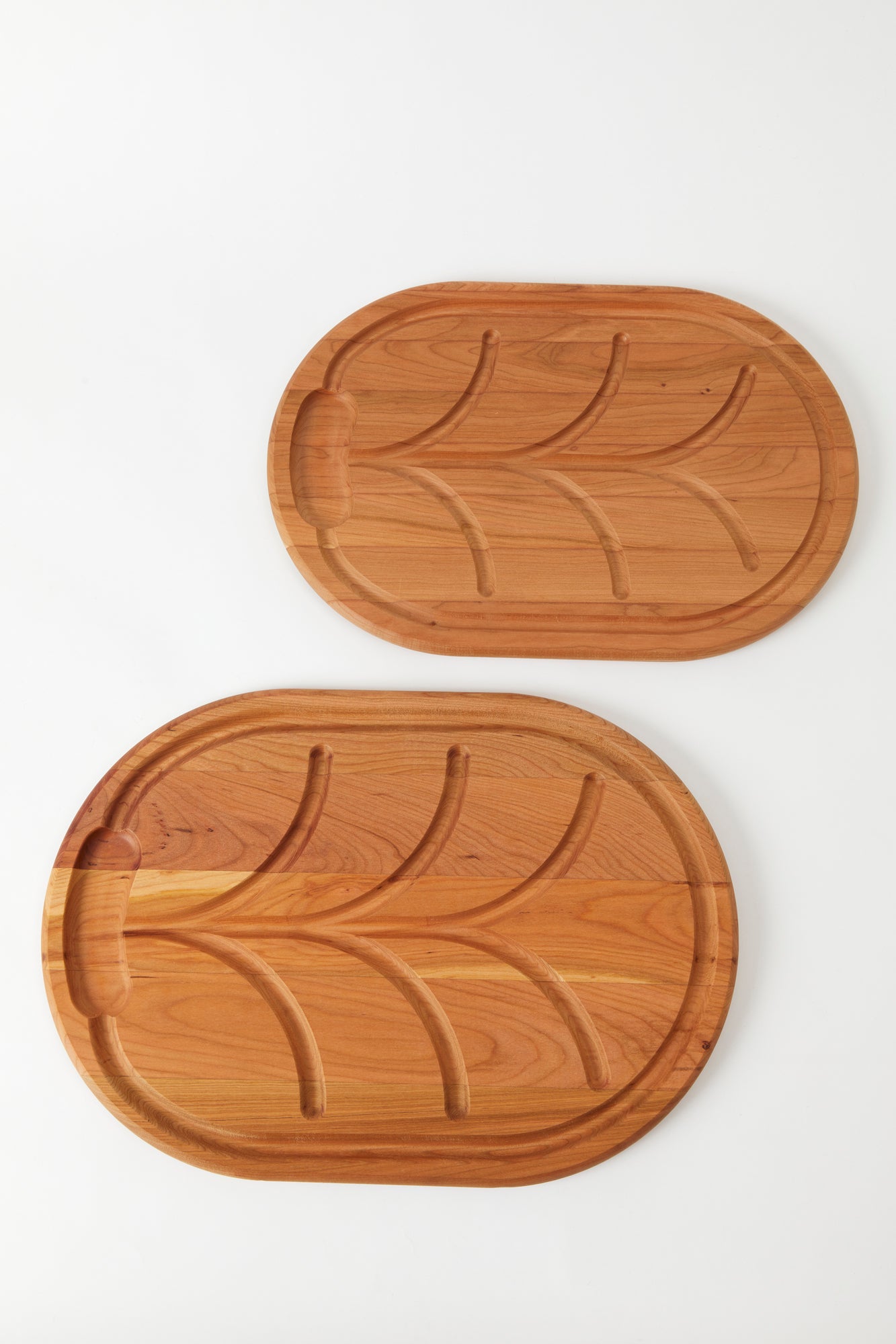 Hand carved wooden cutting board.
