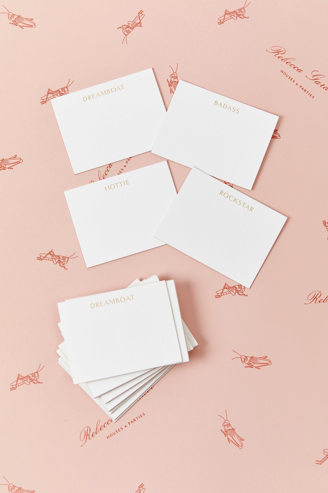 SET OF 24 ON BRAND PLACE CARDS