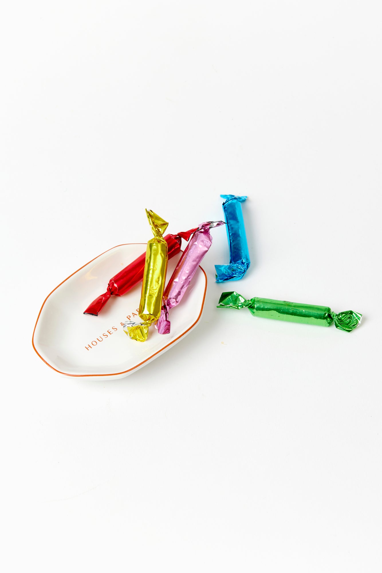 Houses and Parties porcelain dish.