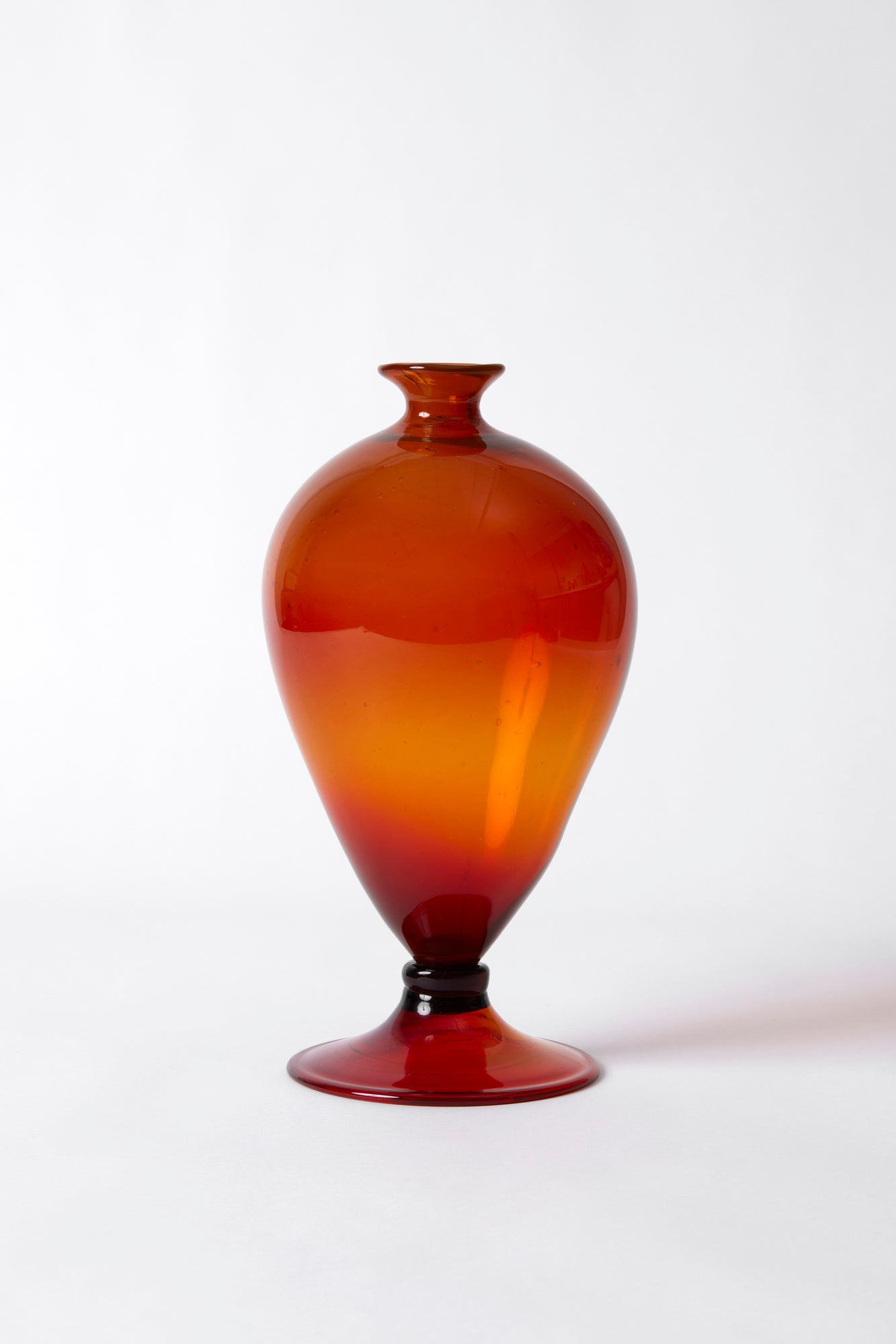 Vintage Murano Amber vase.