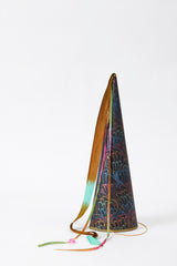MARBLED PAPER HENNIN PARTY HAT