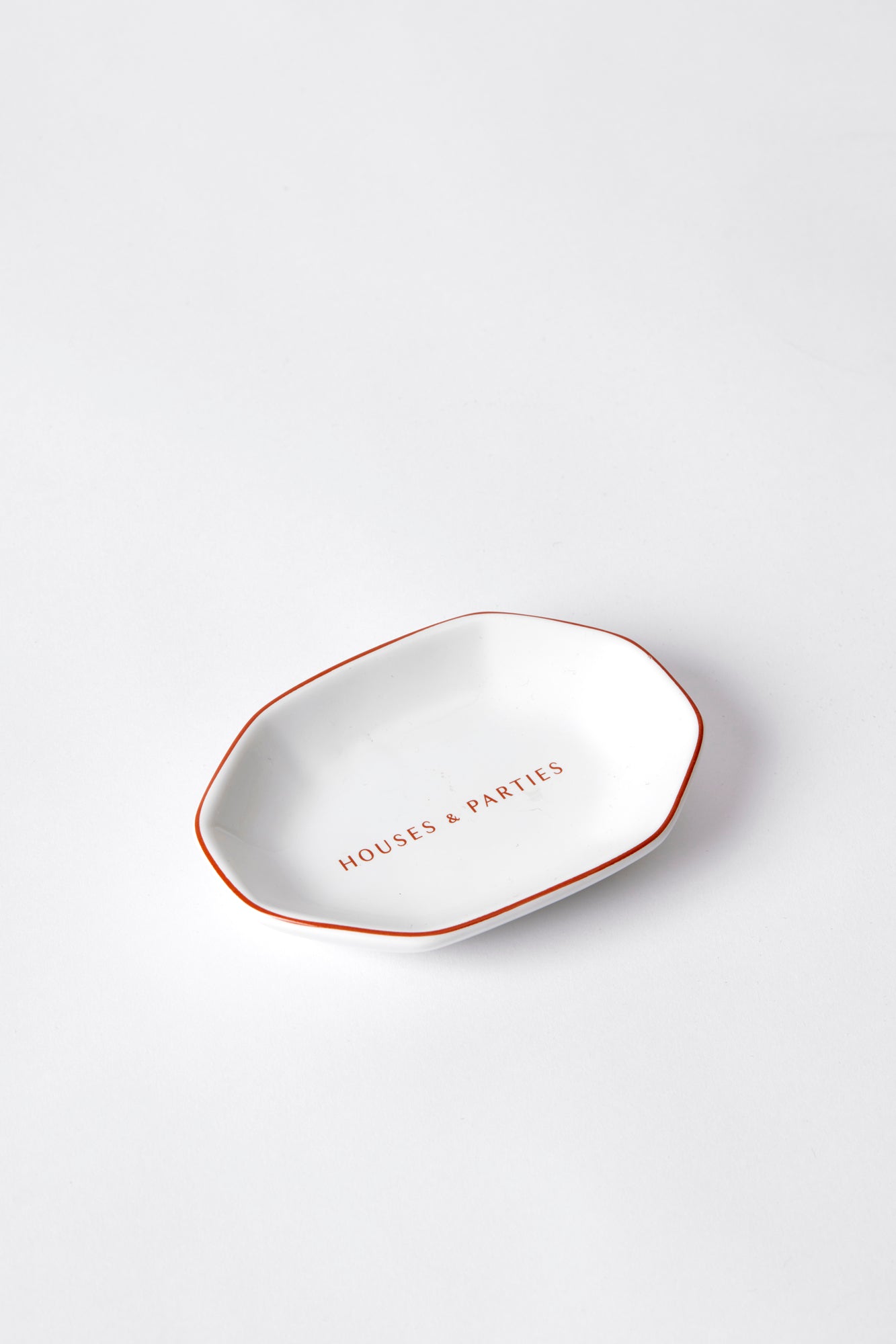Houses and Parties porcelain dish.
