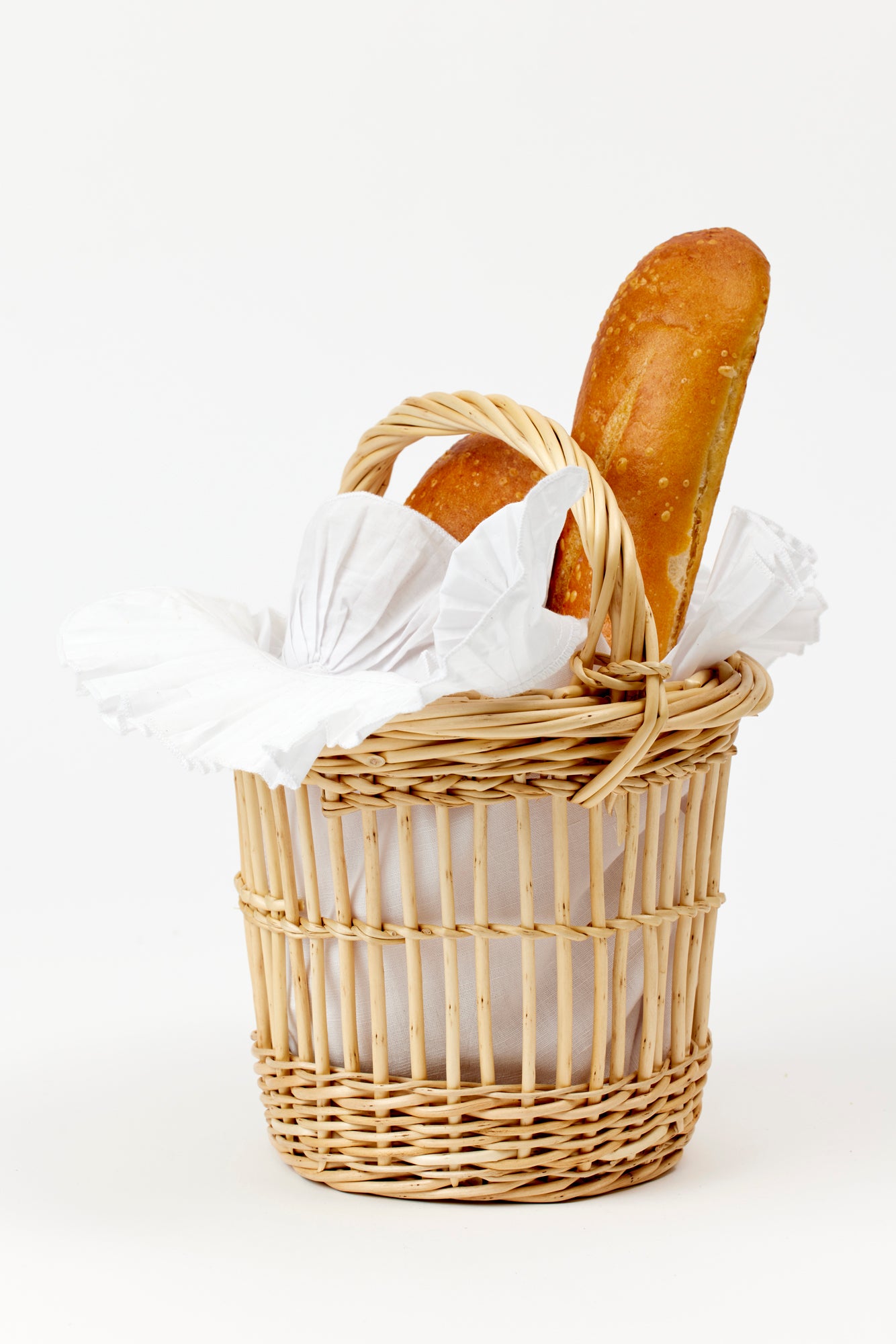 Wicker French bread basket.