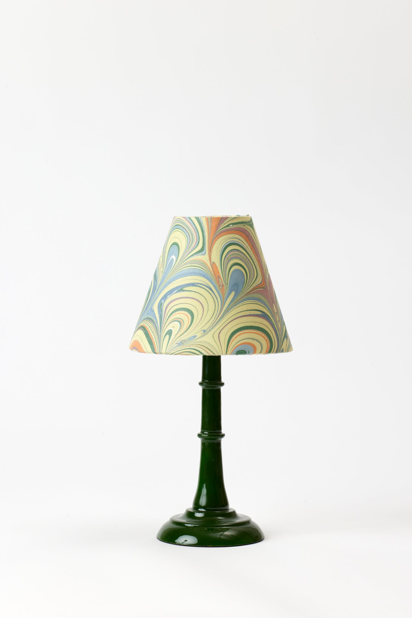 Faux bamboo table lamp bases, made from wood and lacquered to shine on your table.