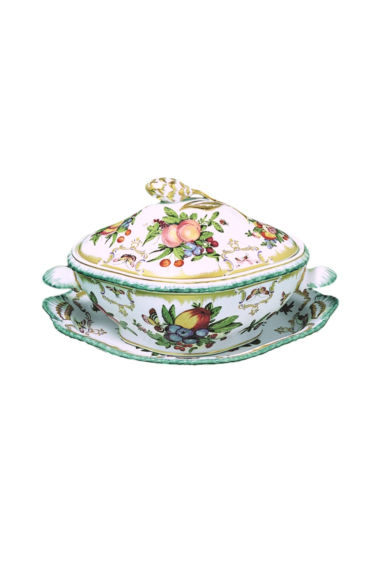 Mottahedeh's most popular patterns of the 1980's. The dinner service was originally made for William Henry, Duke of Gloucester, circa 1770.