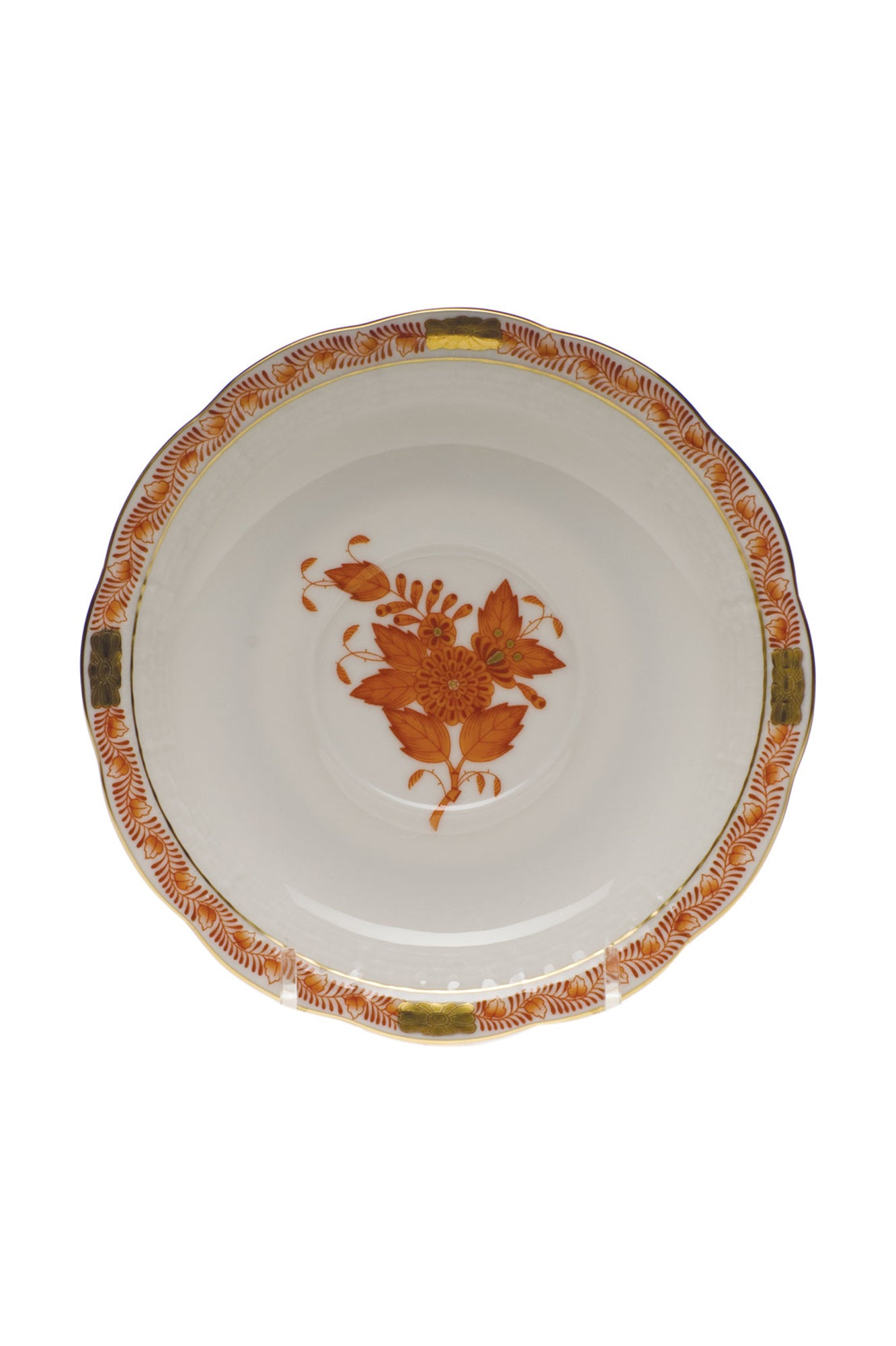 CHINESE BOUQUET RUST DINNERWARE