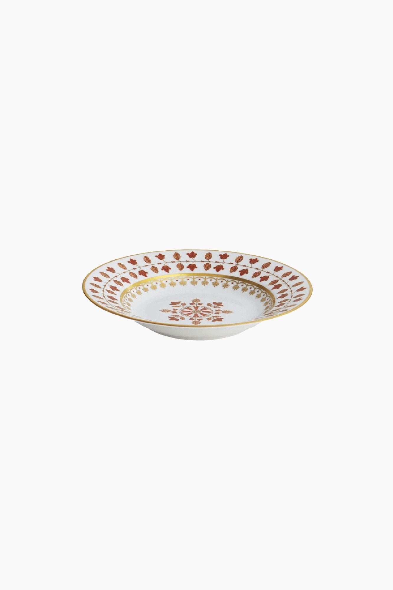 Elegant dinnerware was created by Robert Haviland and C. Parlon in collaboration with the then Prime Minister and is based on a Japanese design.