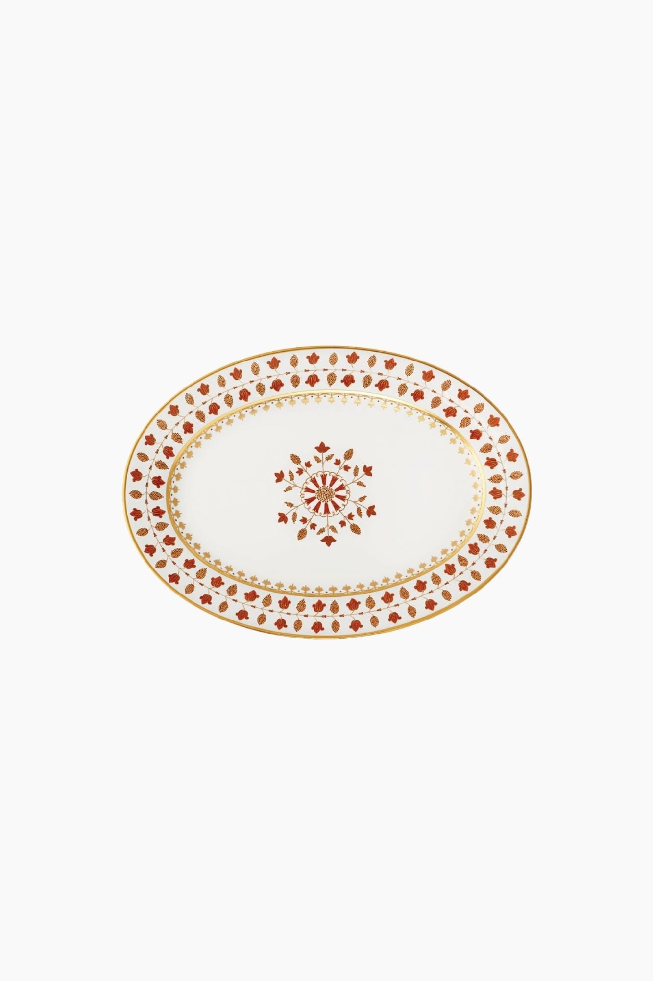 Elegant dinnerware was created by Robert Haviland and C. Parlon in collaboration with the then Prime Minister and is based on a Japanese design.