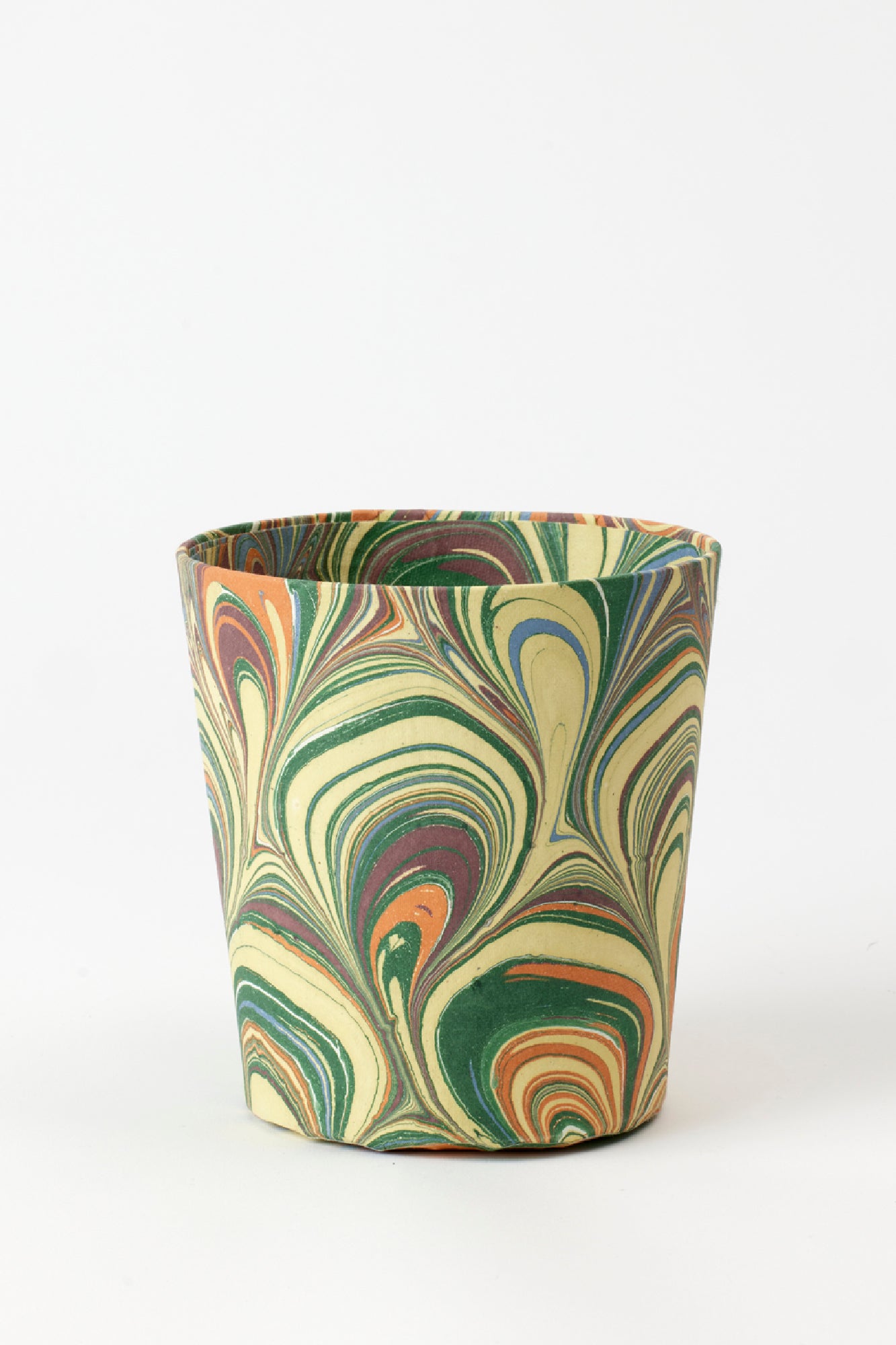 MARBLED PAPER CACHEPOT